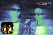 Acid Blur Photo Effect