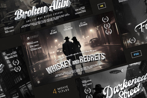 Vintage Noir Movie Titles