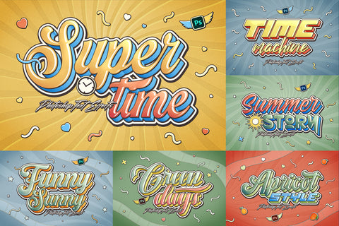 Color 3D Text Effects