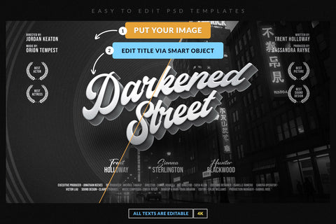 Vintage Noir Movie Titles