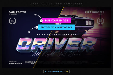 80s Style Movie Titles