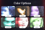 Blurry Portrait Photoshop Template