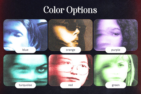 Blurry Portrait Photoshop Template