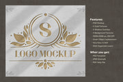 Gold Letterpress Text & Logo Effect