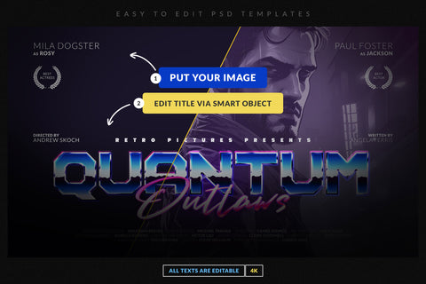 80s Style Movie Titles