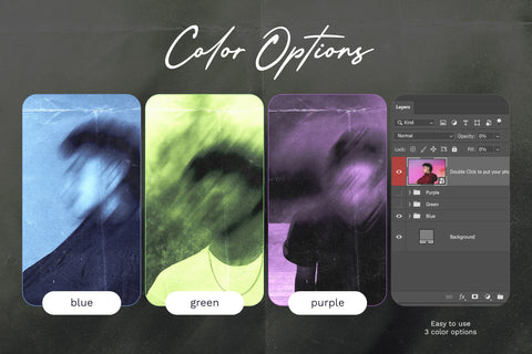 Blurred Portrait Photo Template
