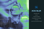 Acid Blur Photo Effect - Pixel Surplus