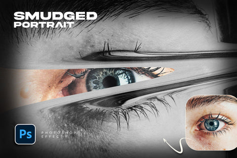 Smudged Portrait Photoshop Effect