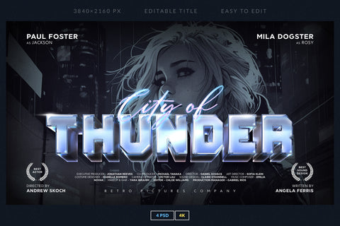 80s Style Movie Titles