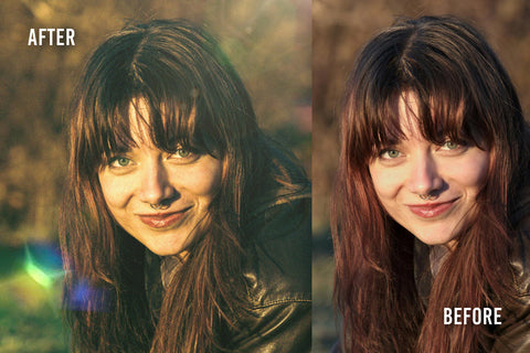 Light Leak Photo Effect