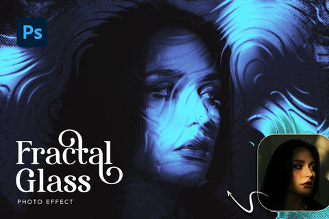 Fractal Glass Photo Effect
