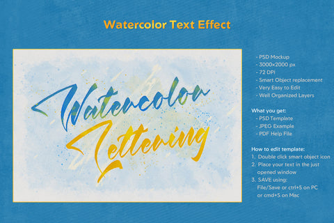 Watercolor Text Effect1