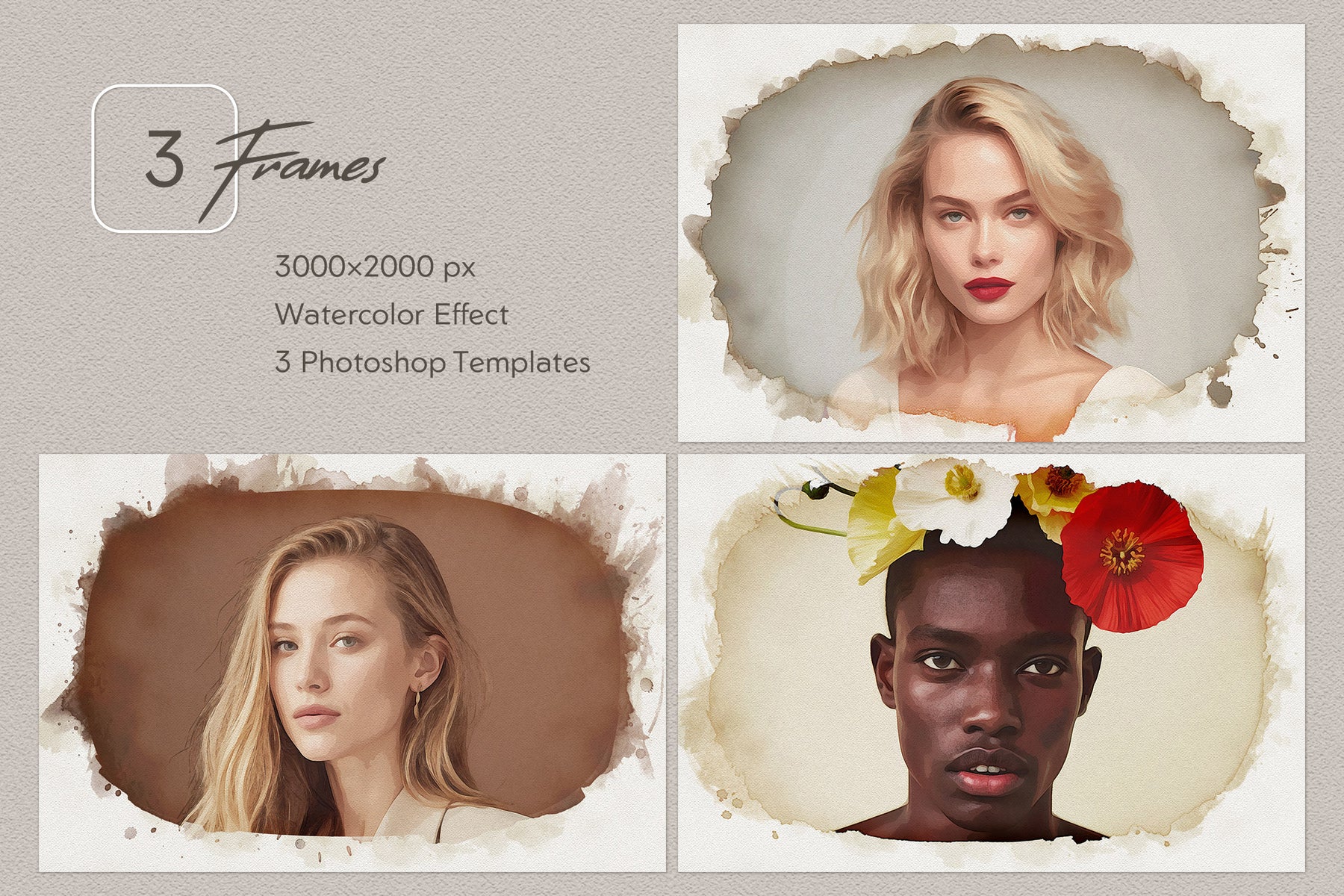 Watercolor Frames Photoshop Effect – Pixel Surplus