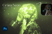 Grainy Neon Photo Effect