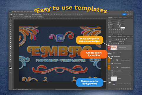 Embroidery Photoshop Mockups