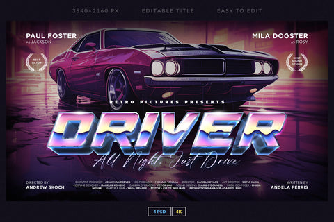 80s Style Movie Titles