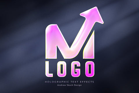 Holographic Logo Mockups