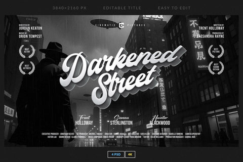 Vintage Noir Movie Titles