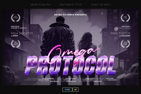 80s Style Movie Titles