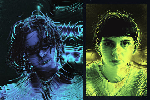 Fractal Glass Photo Effect