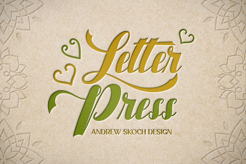 Letter Press Text & Logo Effect