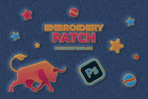 Embroidery Patch Mockup