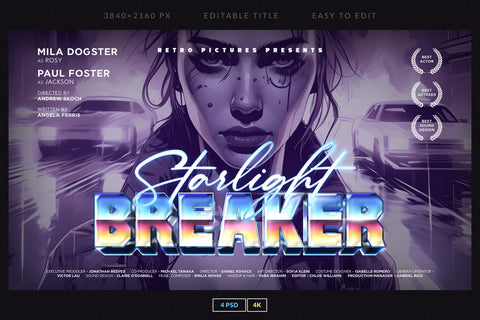 80s Style Movie Titles