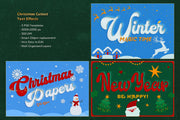 Christmas Paper Cutout Effect