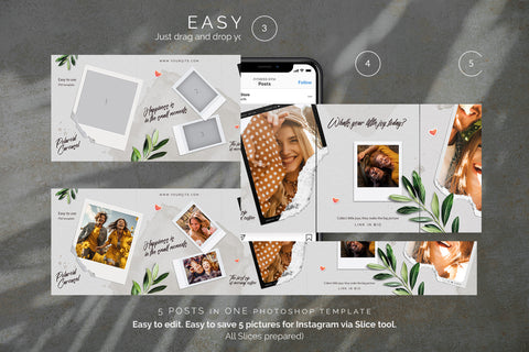 Polaroid Instagram Carousel