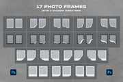 Polaroid Torn Photo Frames