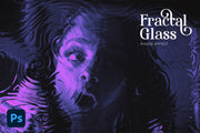 Fractal Glass Photo Effect