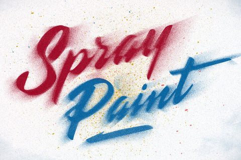 Spray Paint Text Effects