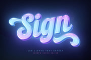 Led Lights Text Effects