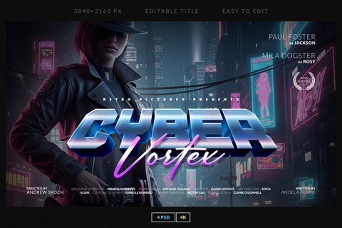 80s Style Movie Titles