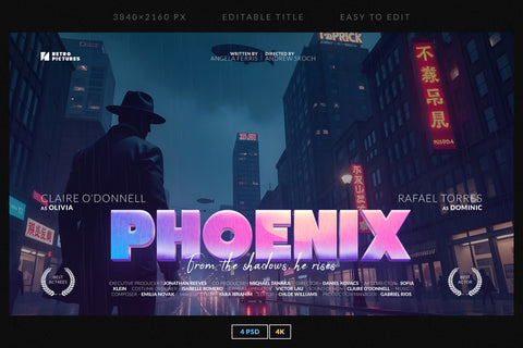 80s Style Movie Titles