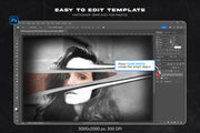 Smudged Portrait Photoshop Effect