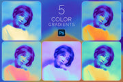 Acid Blur Photo Template