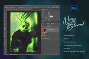 Noisy Blurred Photo Template
