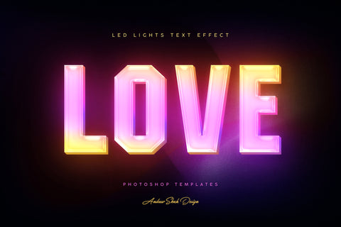 Led Lights Text Effects