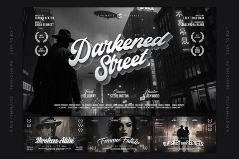 Vintage Noir Movie Titles