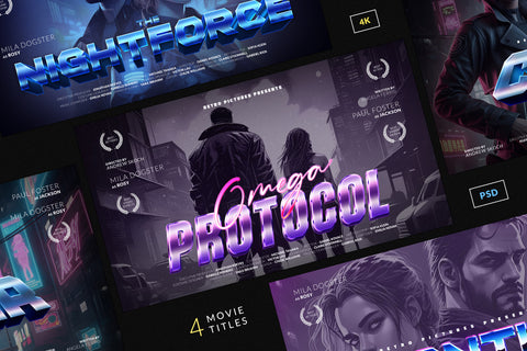 80s Style Movie Titles