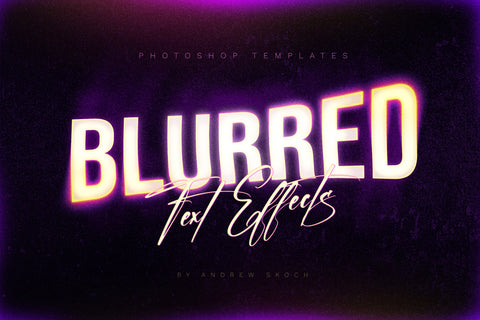 Gradient Blurred Text Effect