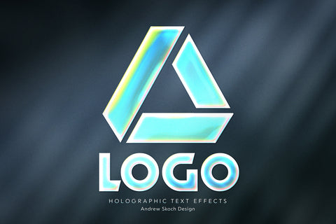 Holographic Logo Mockups