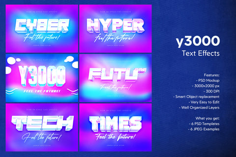 Y3K Text Effects