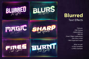 Gradient Blurred Text Effect