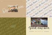 The Modern Script Font Bundle