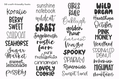 BIG Font Bundle | PART 2