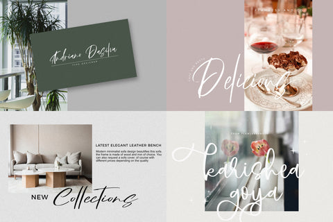 The Modern Script Font Bundle