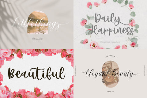 The Modern Script Font Bundle
