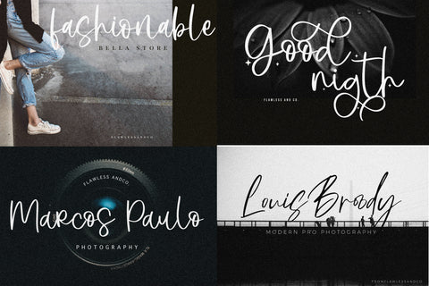 The Modern Script Font Bundle